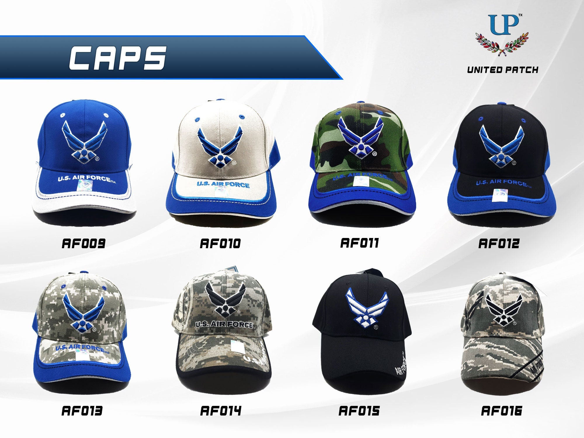 Officially Licensed US Air Force Caps, US Air Force Hat, Air Force Cap, Air Force Hat, Embroidered Air Force Cap, Camo Air Force, USAF Cap