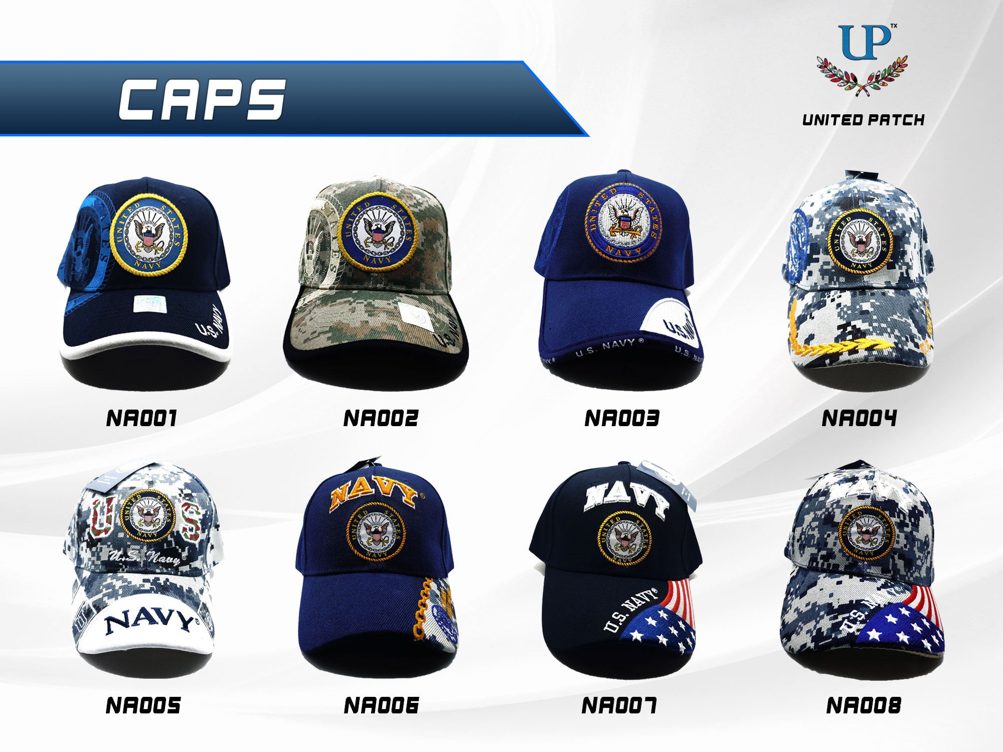 Officially Licensed US Navy Caps, US Navy Hat, Navy Logo Cap, Navy Hat, Embroidered Navy Cap, Camouflage Navy Cap, Camo Navy Cap, USN Cap