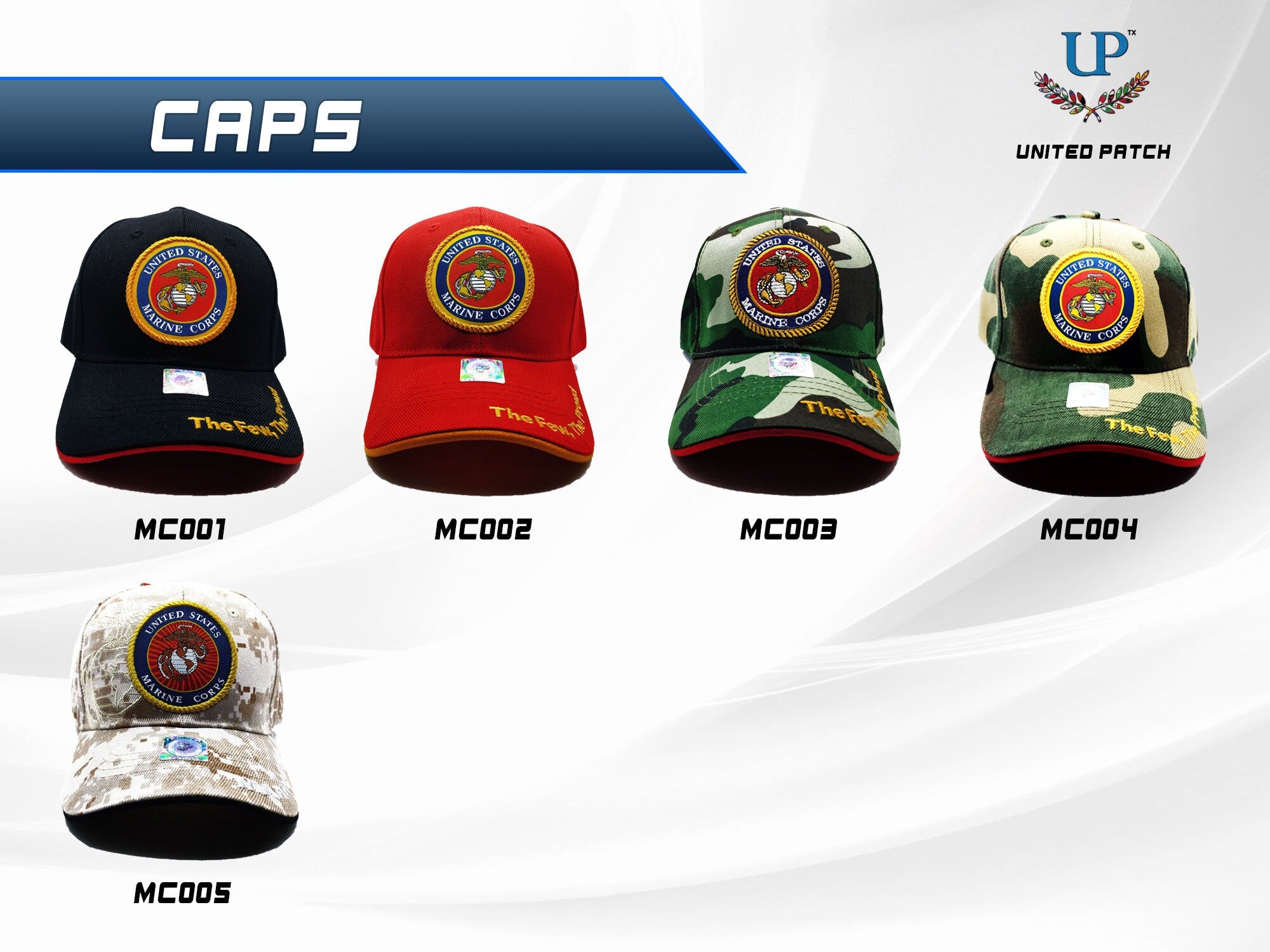 Officially Licensed US Marine Corps Caps, US Marine Corps Hats, Marines Hat, Embroidered Marines Cap, Camouflage Marine Corps Cap, USMC Caps