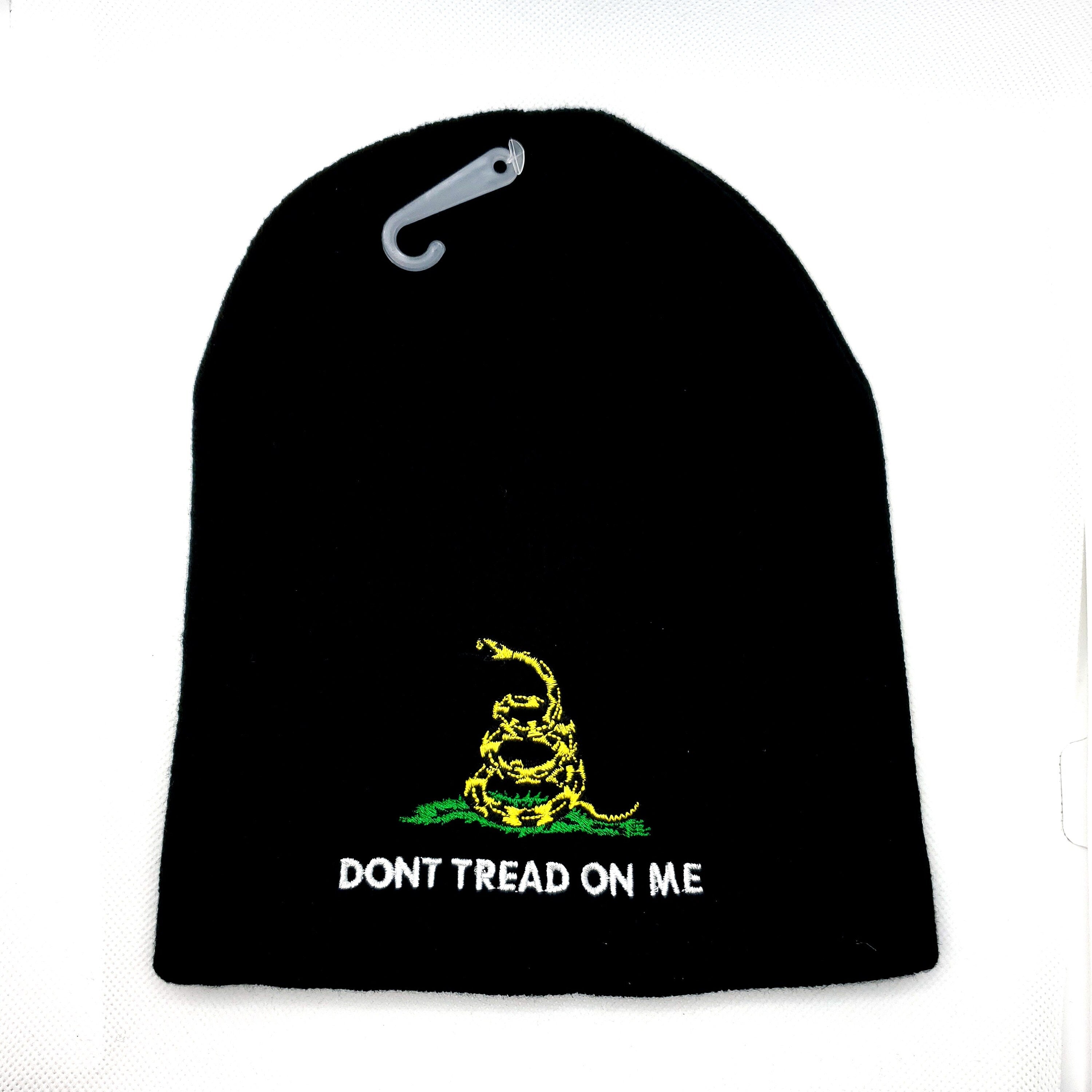 Don&#39;t Tread on Me Beanies, Gadsden Flag Beanies, Embroidered Don&#39;t Tread on Me Beanie, One Size Fits All Gadsden Beanie, Winter Hats/Beanies