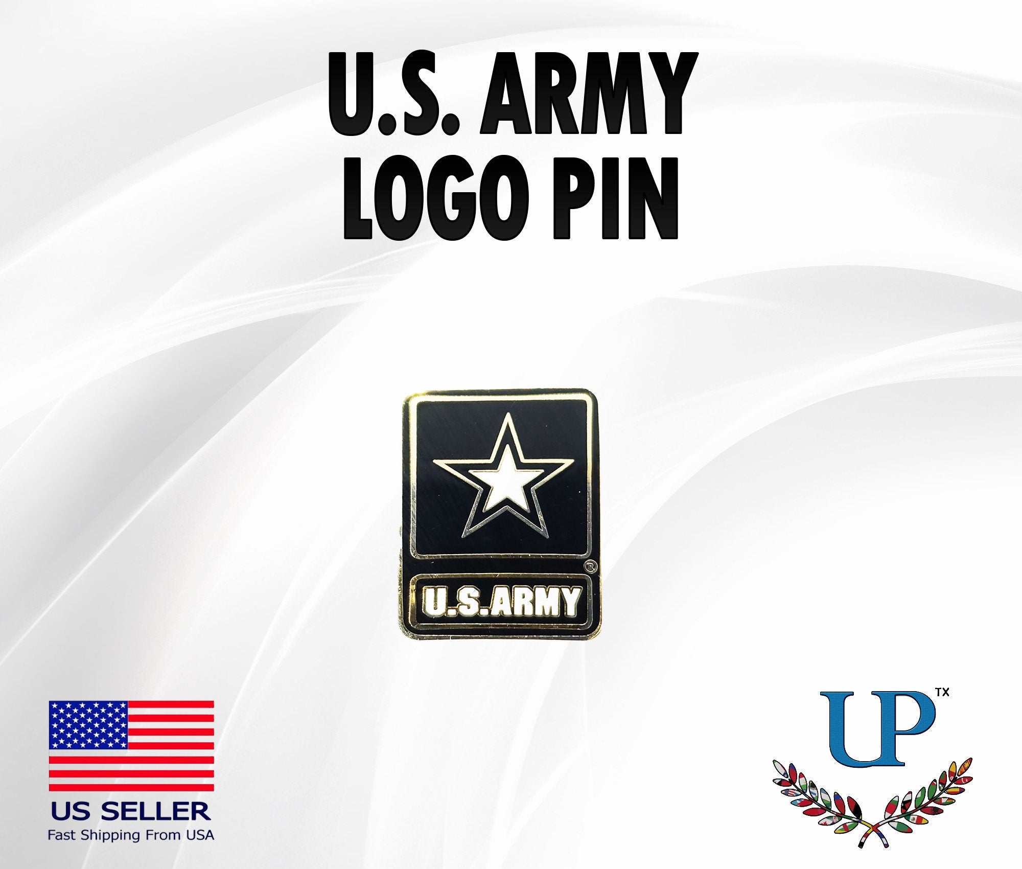 U.S. Army Lapel Pin, U.S. Army New Logo Lapel Pin, Army pin for man, Army pin for woman, gift for military family members, pins for military