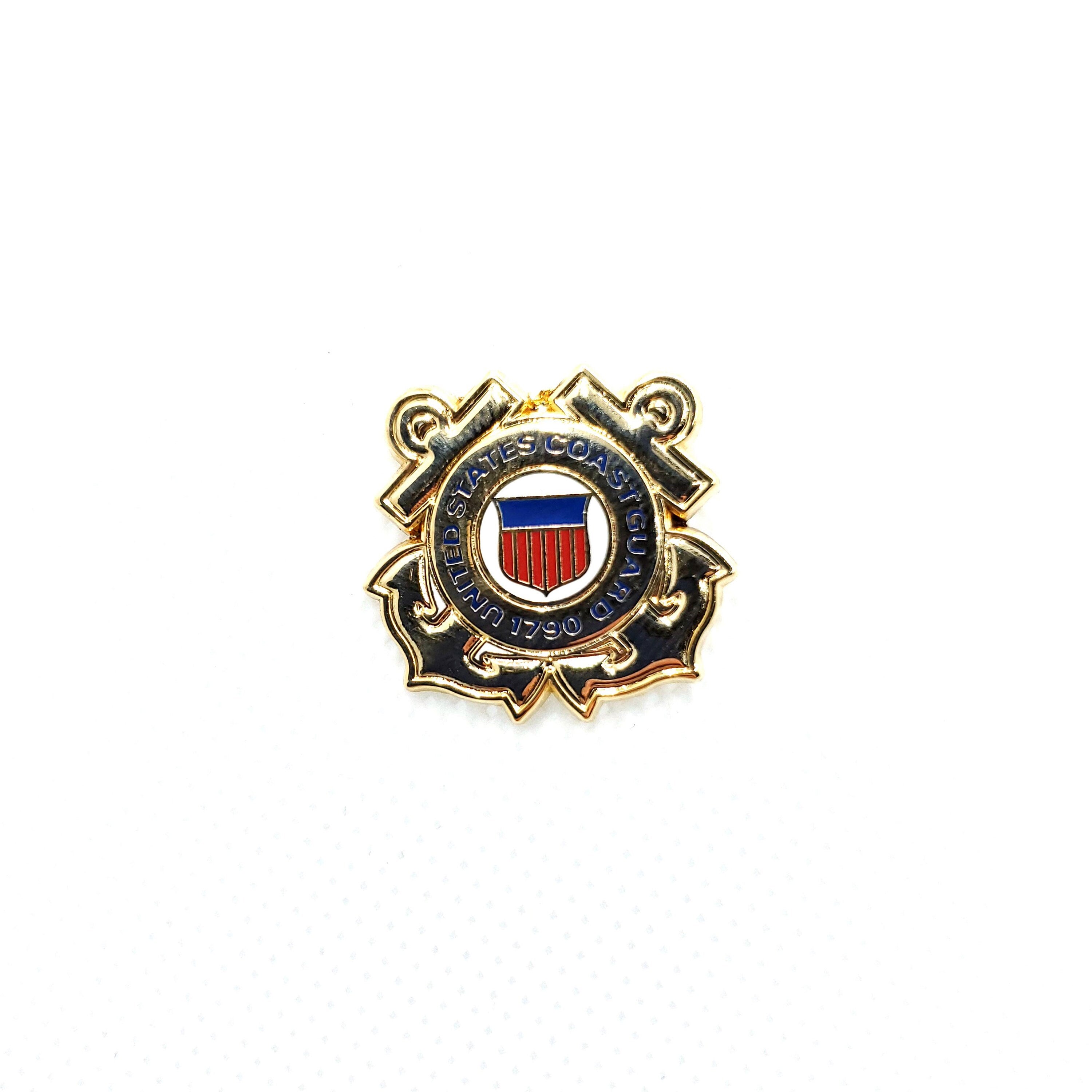 U.S. Coast Guard Anchor Lapel Pin, U.S. Coast Guard Logo Lapel Pin, US Coast Guard lapel pin for man and woman, USCG lapel pins, Coastie pin