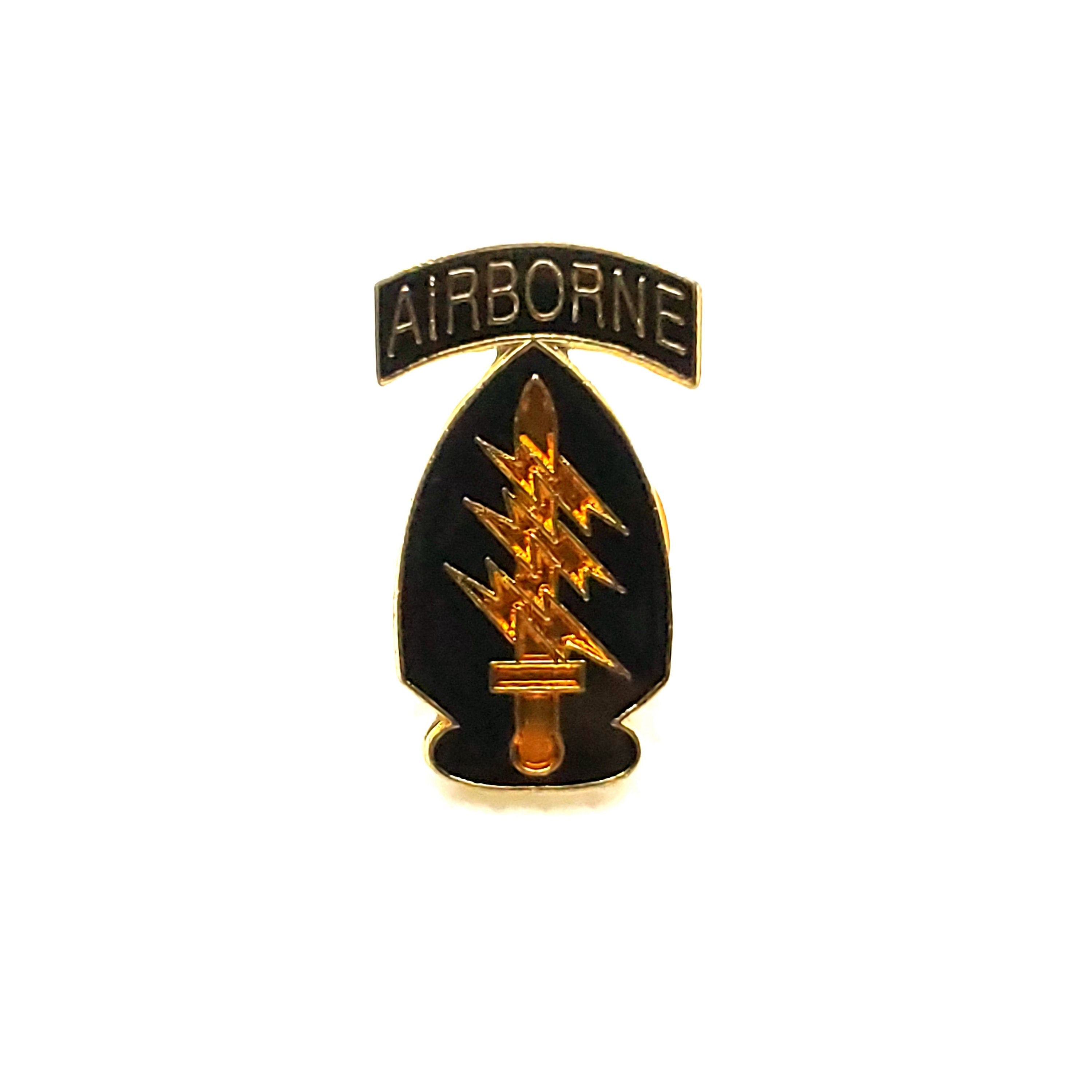 U.S. Army 1st Special Forces Command (Airborne) Lapel Pin, US Army Special Forces Lapel Pin, Airborne pins for man and woman, airborne pins