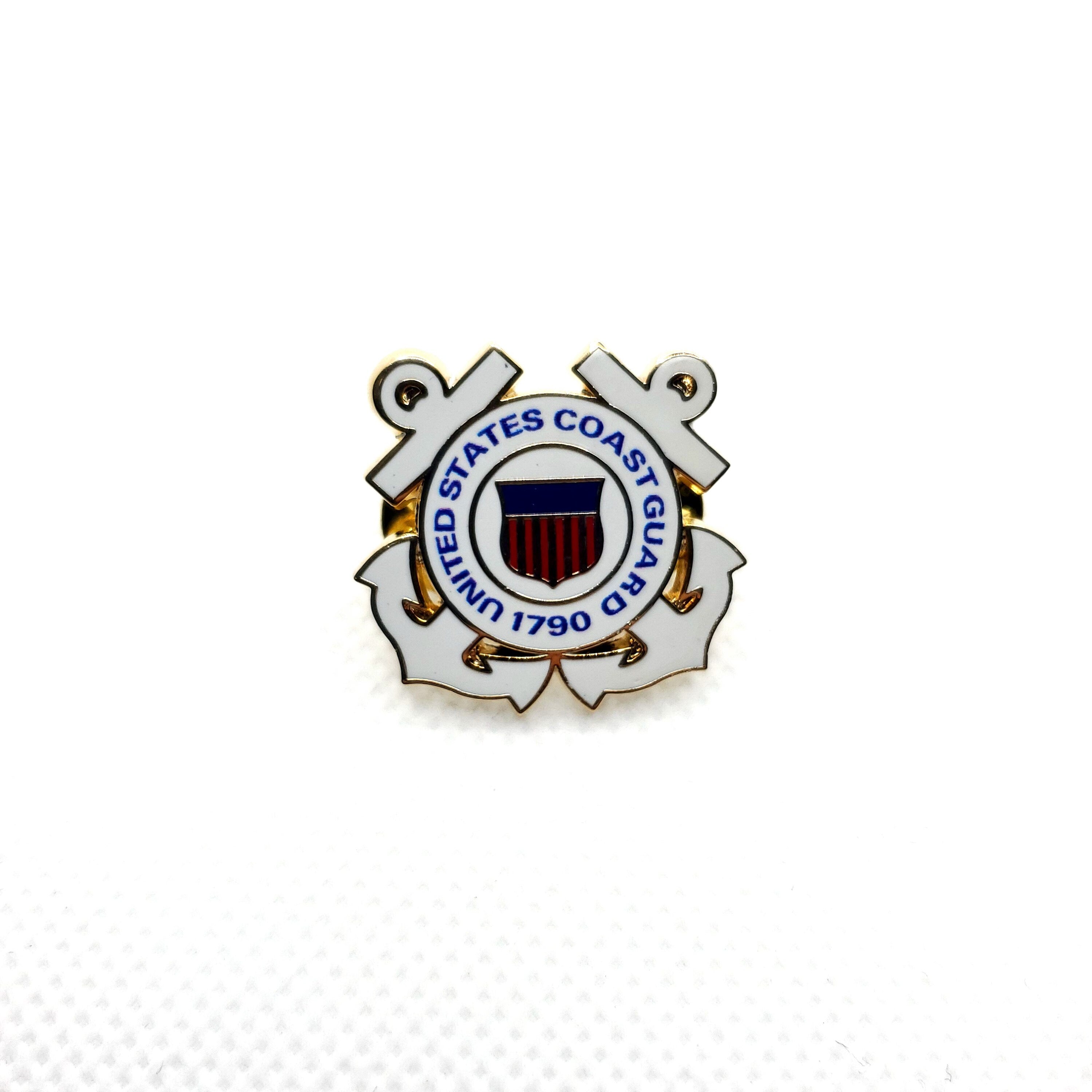 U.S. Coast Guard Anchor Lapel Pin, U.S. Coast Guard Logo Lapel Pin, US Coast Guard lapel pin for man and woman, USCG lapel pins, Coastie pin