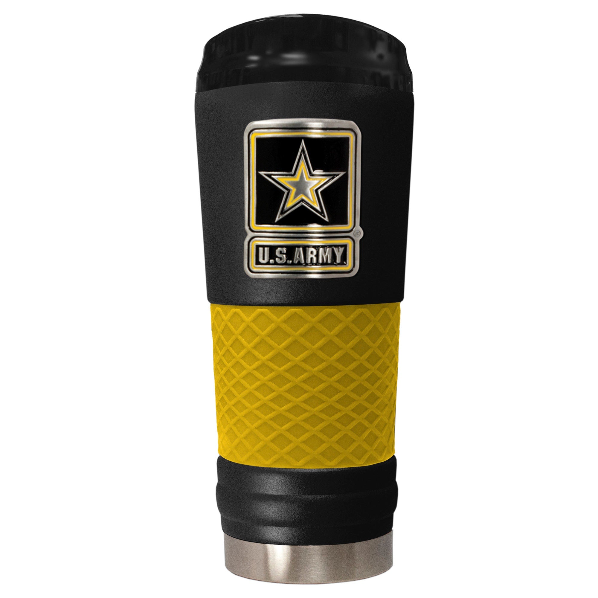 Officially Licensed U.S. ARMY  24 oz. Stainless Steel DRAFT Tumbler, US Army Travel Mug, Military Appreciation, Graduation, Veteran Gift