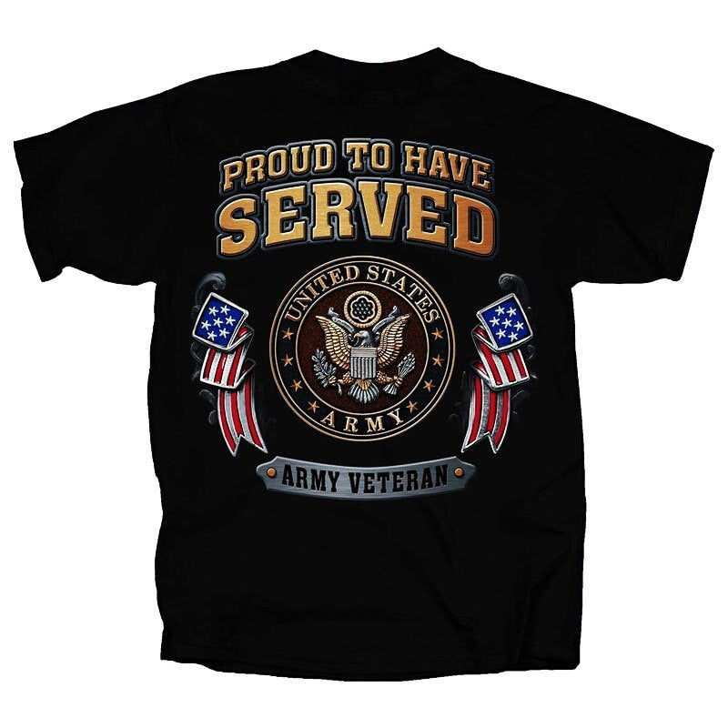 U.S. Army Veteran T-Shirt, Proud To Have Served Army Veteran T-Shirt, U.S. Army Patriotic T-Shirt, Army Seal Veteran T-Shirt, Army Vet Tee