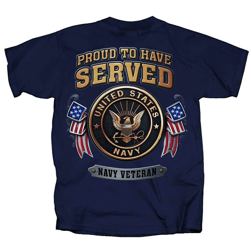 U.S. Navy Veteran T-Shirt, Proud To Have Served Navy Veteran T-Shirt, U.S. Navy Patriotic T-Shirt, Navy Seal Veteran T-Shirt, Navy Vet Tee