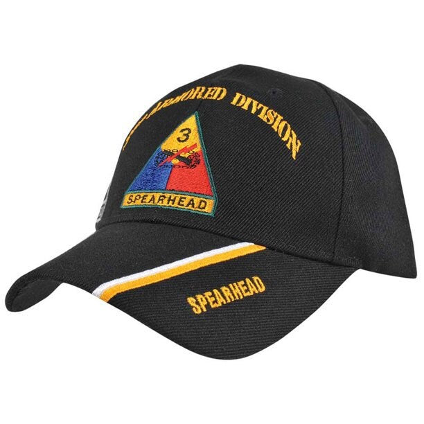 3rd Armored Division Cap, Third Armored Division Hat, 3rd Armored Spearhead Cap, US Army 3rd A/D Cap, Spearhead Hat, US Army Cap