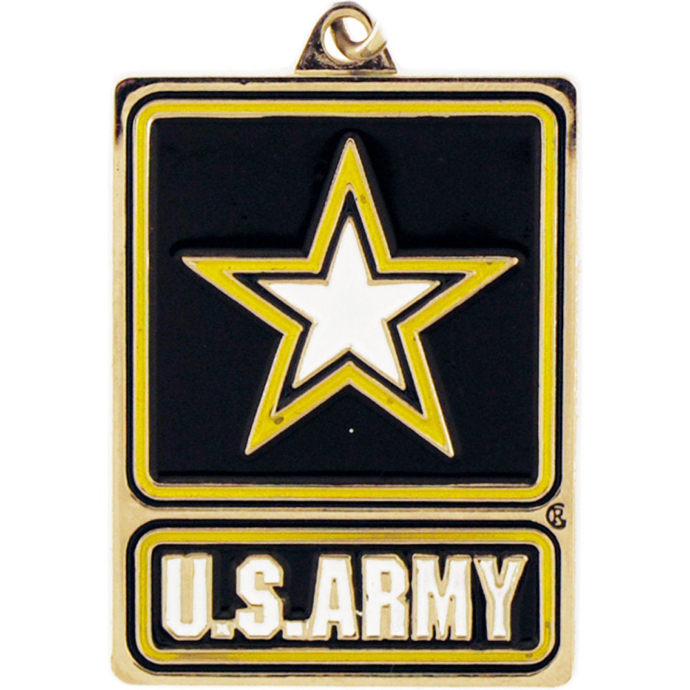 U.S. Army Keychain, Army Keyring, US Army Heavy Weight Keyring, HW Keychain, US Army New Logo Key Rings, Bright Shine Army Keyring, Keychain