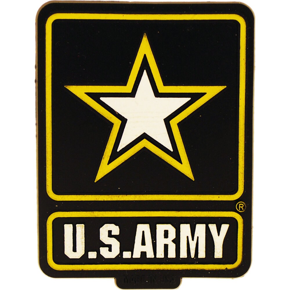 High Quality U.S. Army Rubber Magnet, US Army Patriotic Magnet for Refrigerators, Lockers, File Cabinets, Office Safes, Tool Boxes and more