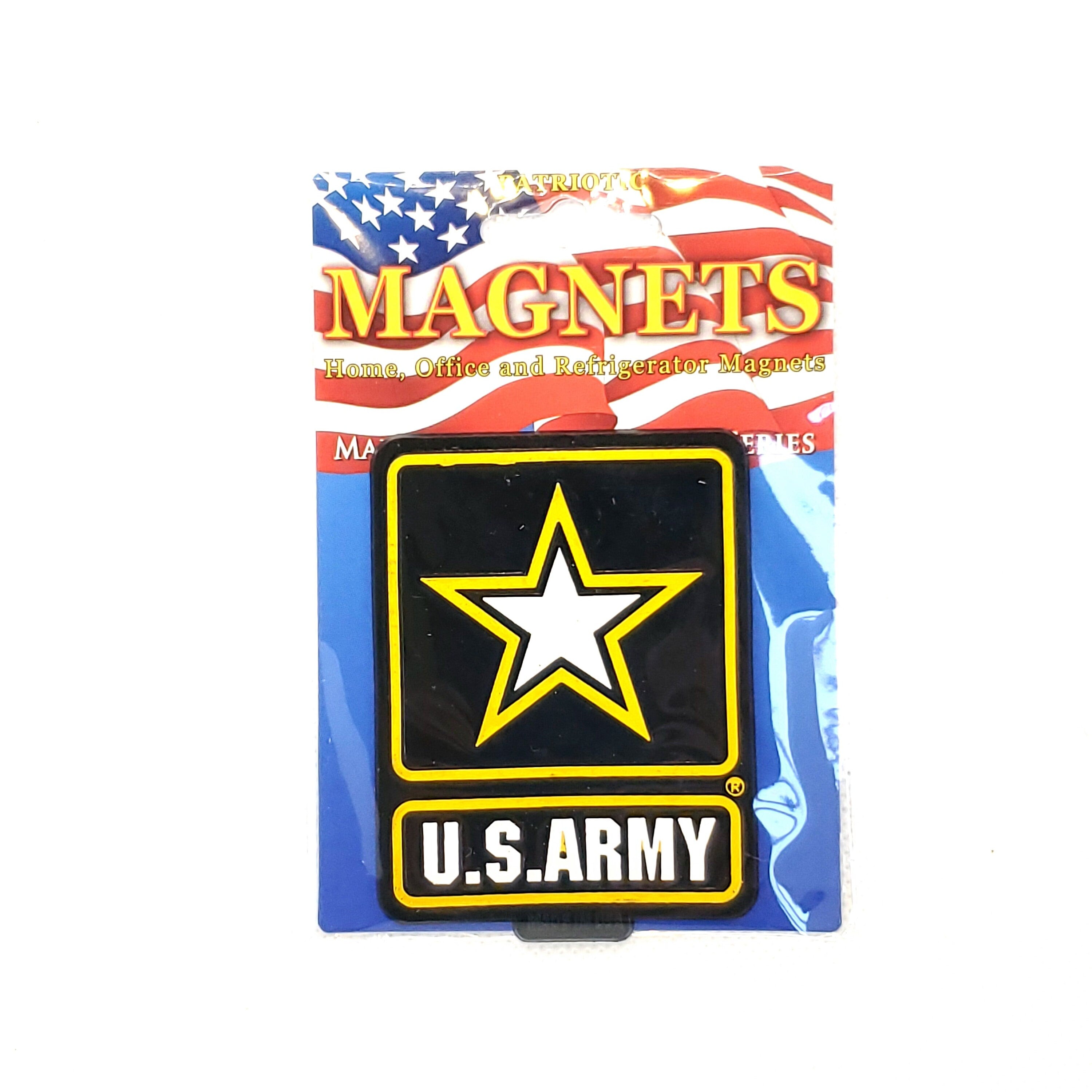 High Quality U.S. Army Rubber Magnet, US Army Patriotic Magnet for Refrigerators, Lockers, File Cabinets, Office Safes, Tool Boxes and more