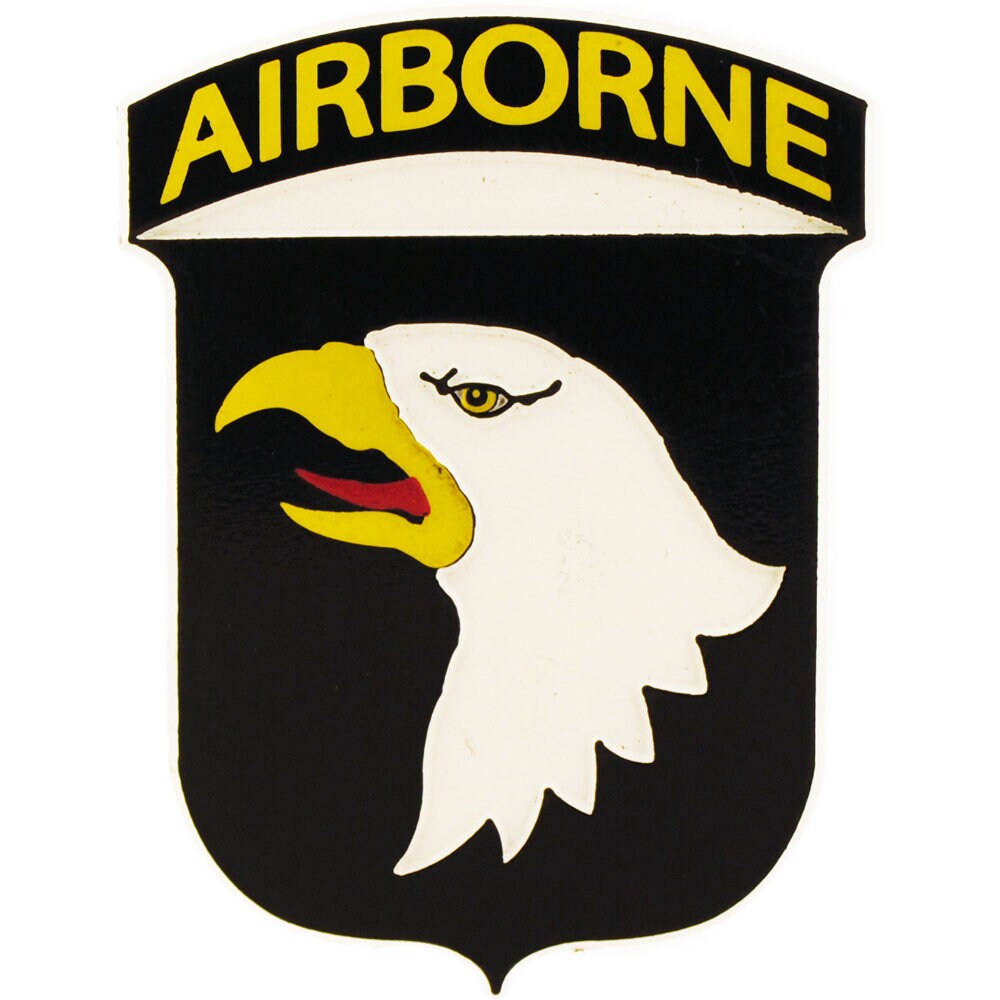 High Quality U.S. Army 101st Airborne Rubber Magnet, US Army 101st Airborne Magnet for Refrigerators, Lockers, File Cabinets, Home & Office