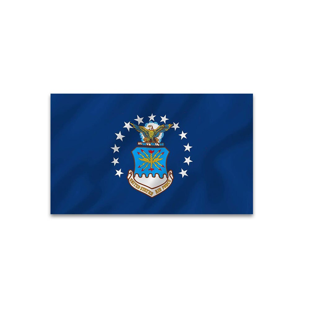 U.S. Air Force 3ft x 5ft Polyester Flag, Air Force Flag, US Air Force 3x5 feet pole flag, Air Force Banner, USAF Flag, USAF Pennant, Bandera