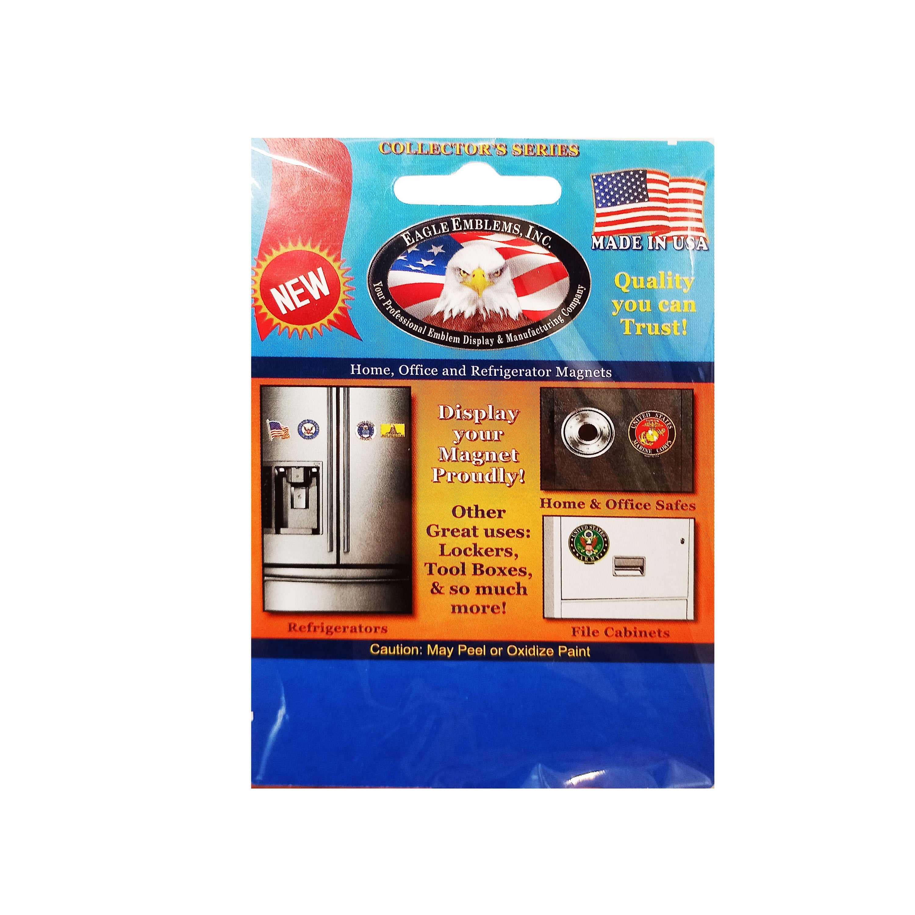 High Quality U.S. Army Rubber Magnet, US Army Patriotic Magnet for Refrigerators, Lockers, File Cabinets, Office Safes, Tool Boxes and more