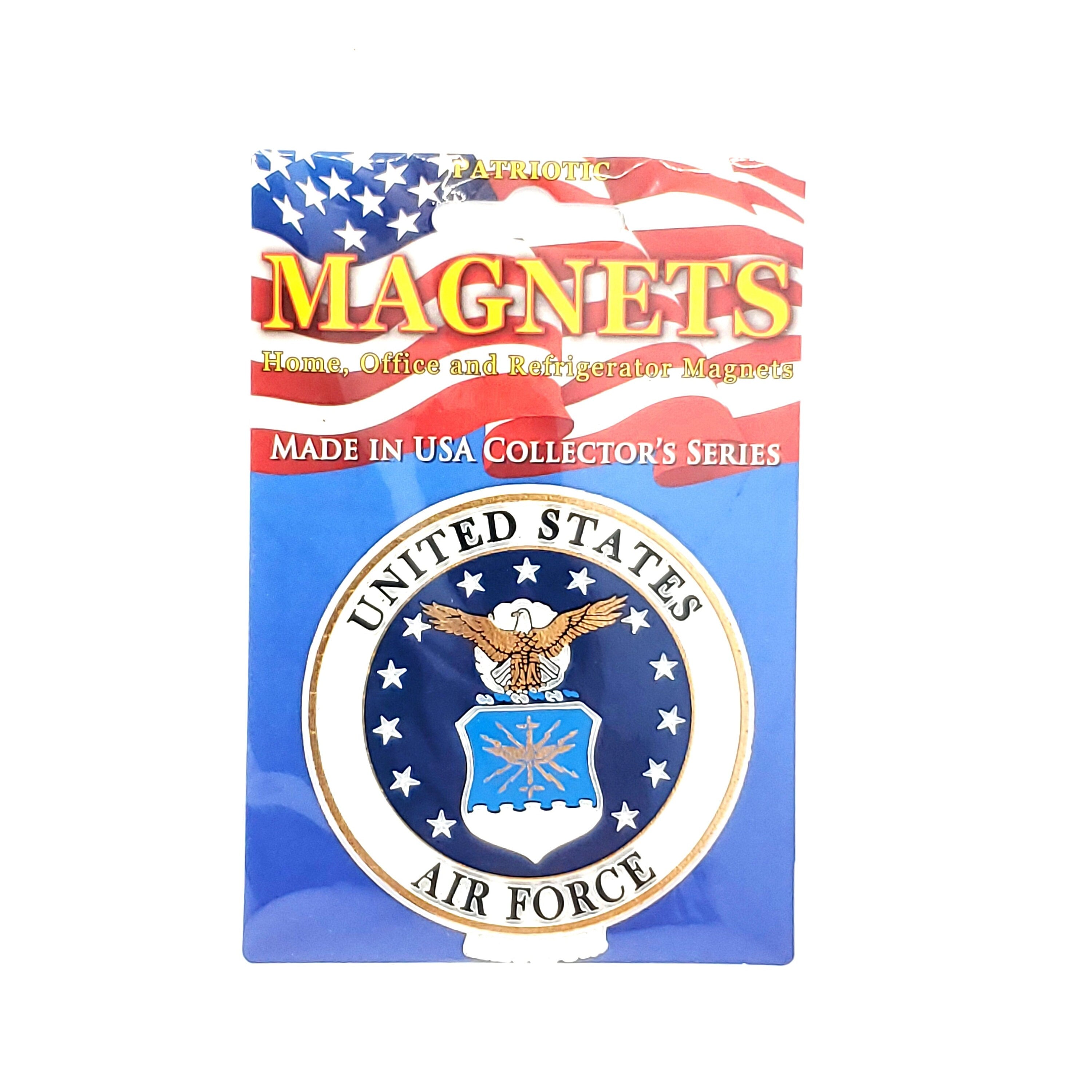 High Quality U.S. Air Force Rubber Magnet, US Air Force Magnet for Refrigerators, Lockers, File Cabinets, Office Safes, Tool Boxes and more