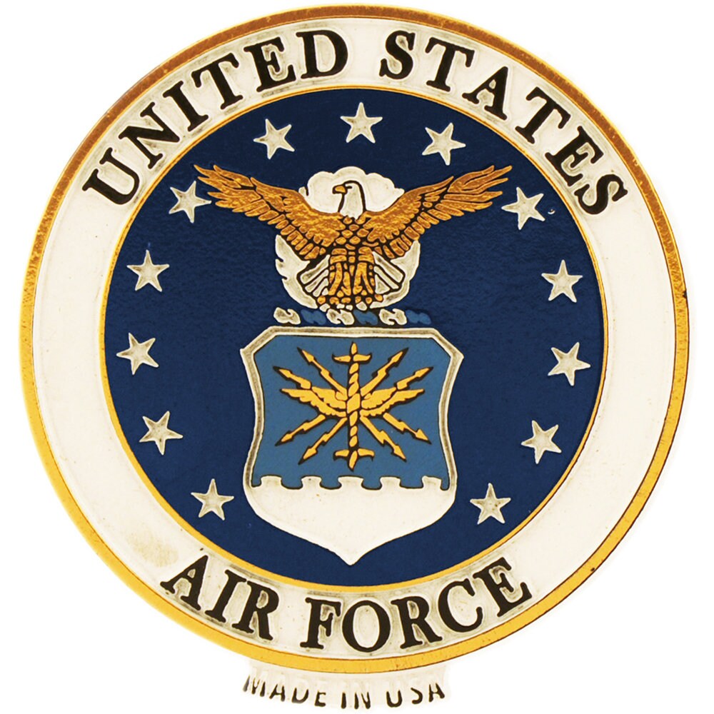 High Quality U.S. Air Force Rubber Magnet, US Air Force Magnet for Refrigerators, Lockers, File Cabinets, Office Safes, Tool Boxes and more