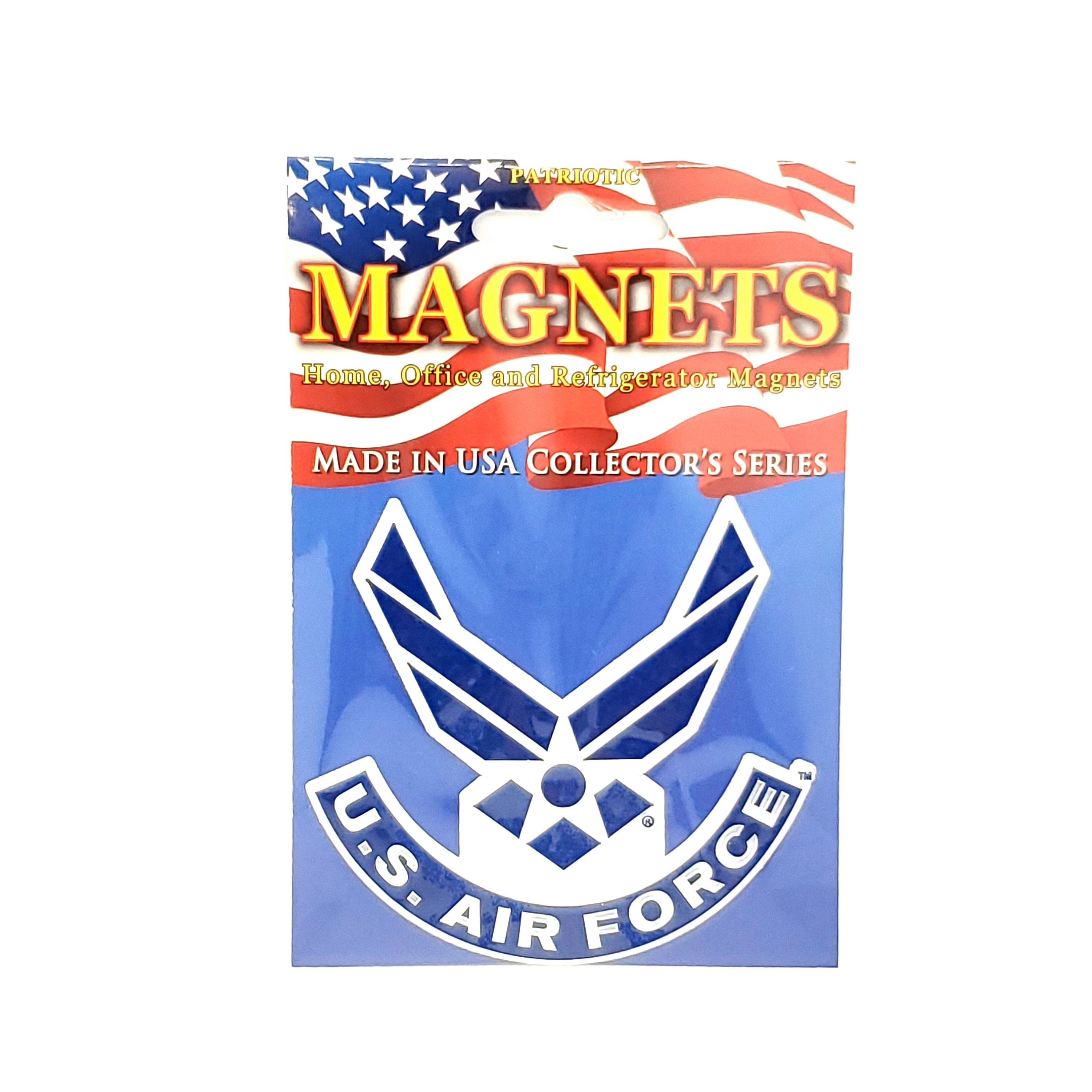 High Quality U.S. Air Force Rubber Magnet, US Air Force Magnet for Refrigerators, Lockers, File Cabinets, Tool Boxes, Home and Office Use