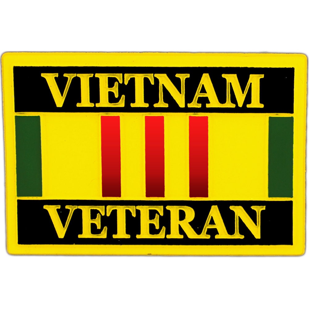 High Quality Vietnam Veteran Rubber Magnet, Vietnam Veteran Magnet for Refrigerators, Lockers, File Cabinets, Tool Box, Home and Office Use