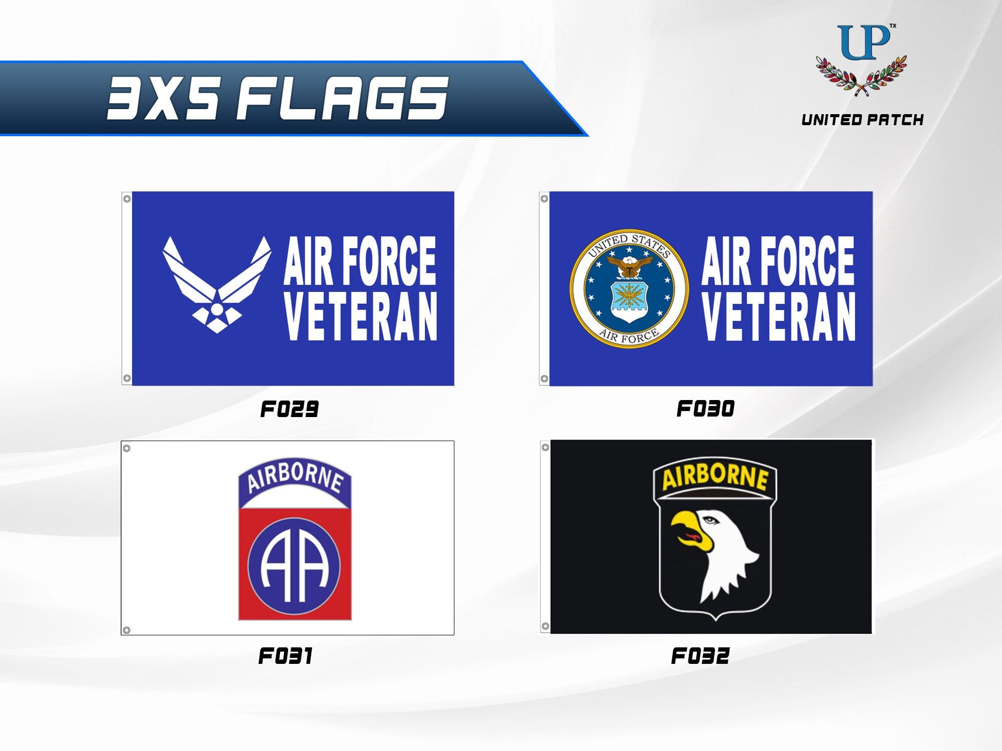 U.S. Air Force 3ft x 5ft Polyester Flag, Air Force Flag, US Air Force 3x5 feet pole flag, Air Force Banner, USAF Flag, USAF Pennant, Bandera