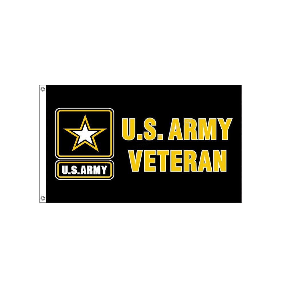 U.S. Army Veteran 3ft x 5ft Polyester Flag, Army Veteran Flag, US Army Veteran 3x5 ft pole flag, army vet, army banner, flag, bandera, gift