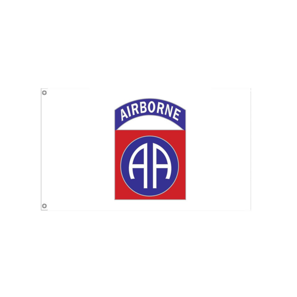 U.S. Army 82nd Airborne Division 3ftx5ft Polyester Flag, 82nd Airborne Division Flag, All American 3x5ft pole flag, 82nd A/B, 82nd AB, 82nd