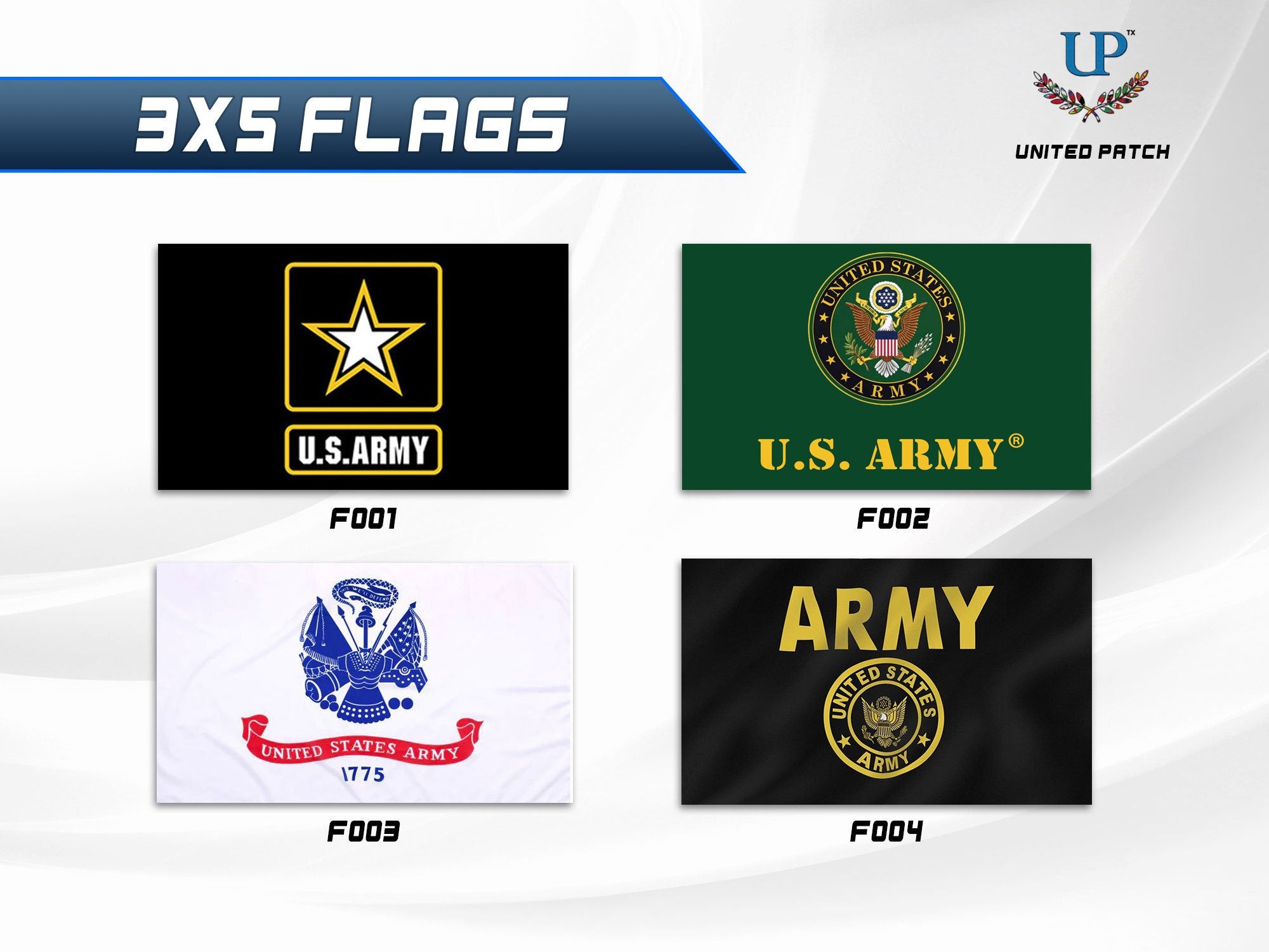 U.S. Army 3ft x 5ft Polyester Flag, Army Flag, US Army Star Logo 3x5 feet pole flag, Army banner, USA Military Flag, Pennant, Army Bandera