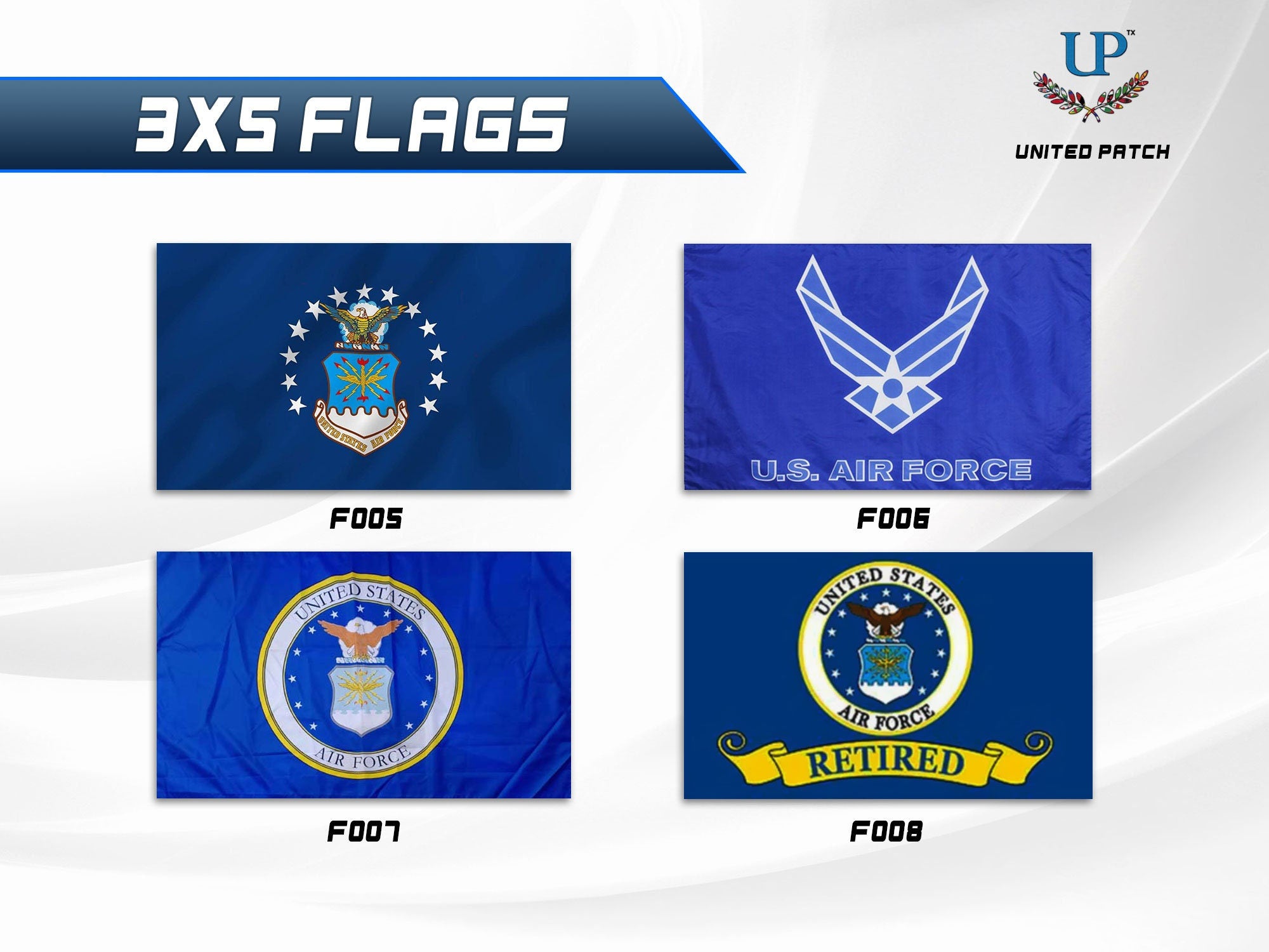 U.S. Air Force 3ft x 5ft Polyester Flag, Air Force Seal Flag, US Air Force 3x5 ft pole flag, Air Force Banner, USAF Flag, Pennant, Bandera