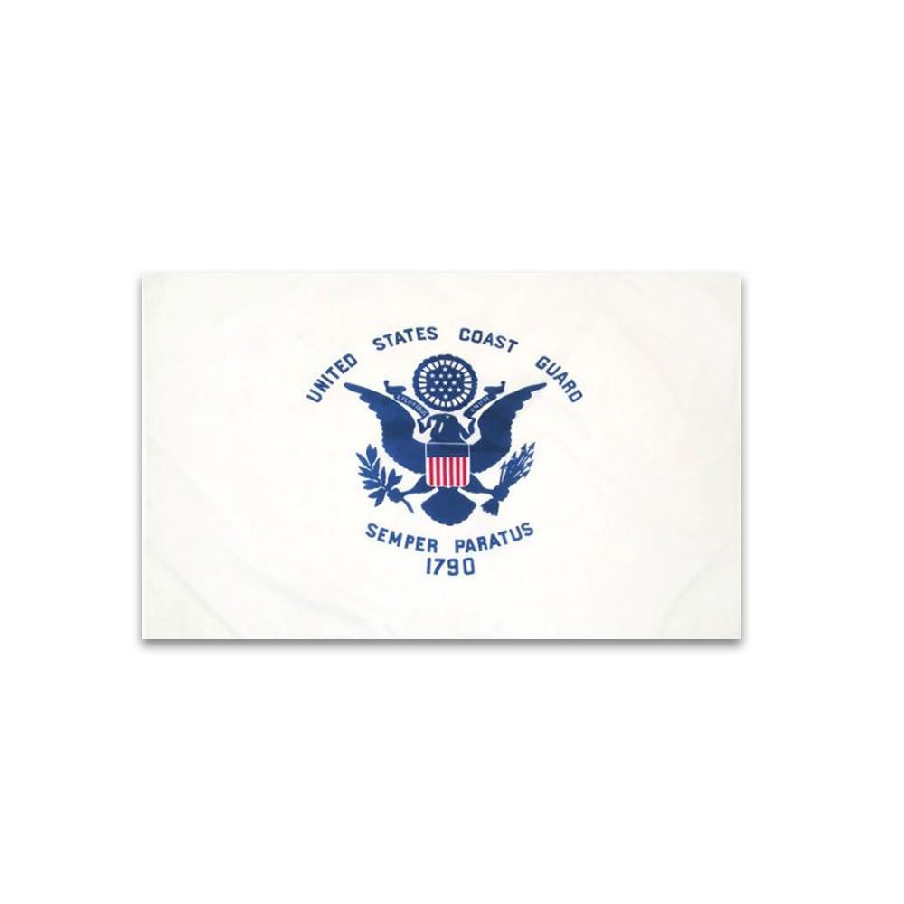 U.S. Coast Guard 3ft x 5ft Polyester Flag, Coast Guard Flag, US Coast Guard 3x5 ft pole flag, Coast Guard Banner, USCG Flag, Coastie Bandera