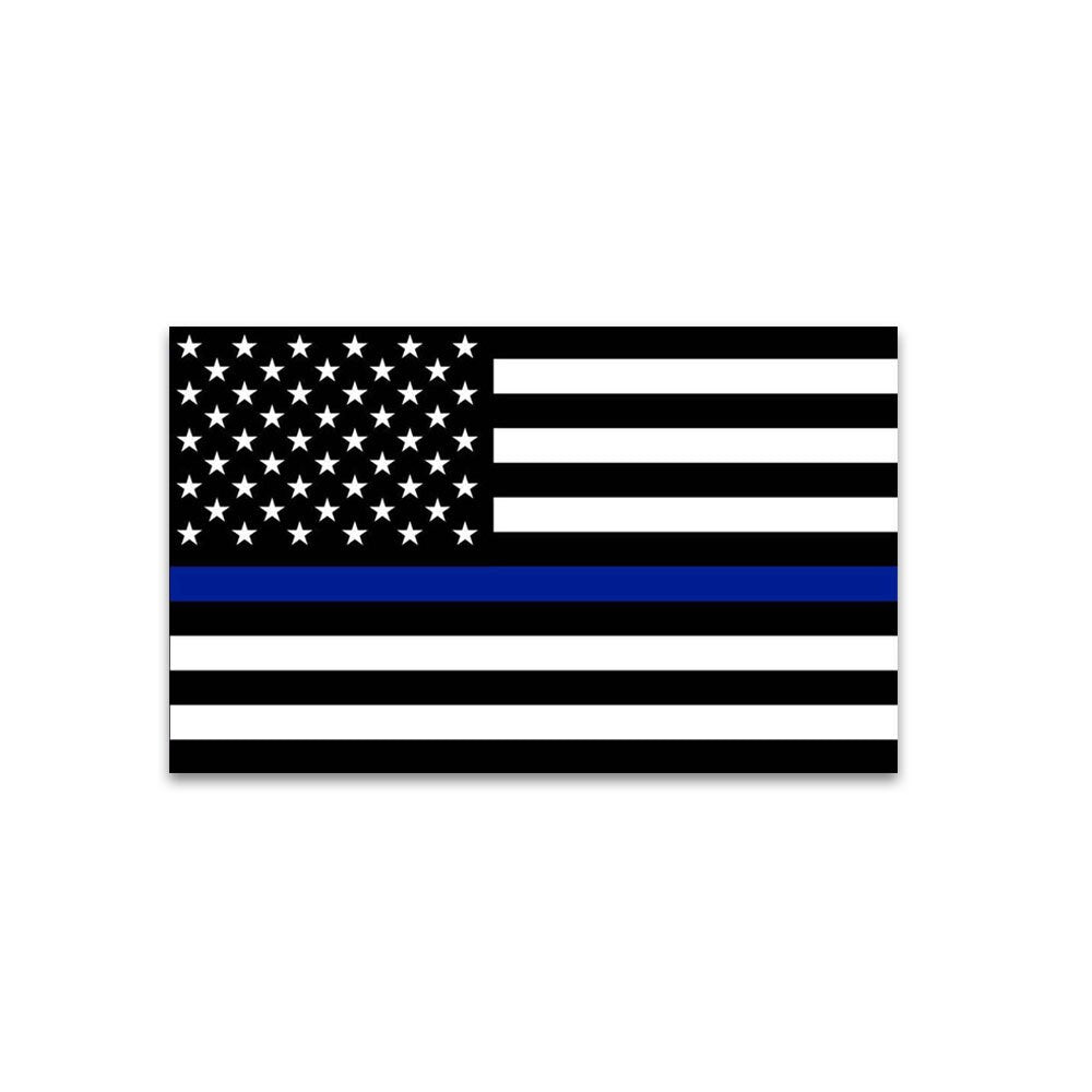 The Thin Blue Line 3ft x 5ft Polyester Police Flag, The Thin Blue Line Flag, 3x5ft pole flag for Police, Police Banner, Police Flag, Bandera