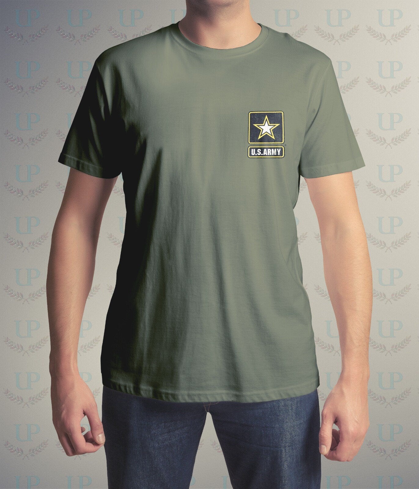 U.S. Army This We&#39;ll Defend Till The End T-Shirt, Green US Army T-Shirt, US Army Patriotic T-Shirt, American Eagle US Army T-Shirt, Army Tee