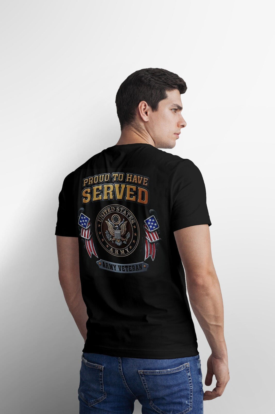 U.S. Army Veteran T-Shirt, Proud To Have Served Army Veteran T-Shirt, U.S. Army Patriotic T-Shirt, Army Seal Veteran T-Shirt, Army Vet Tee